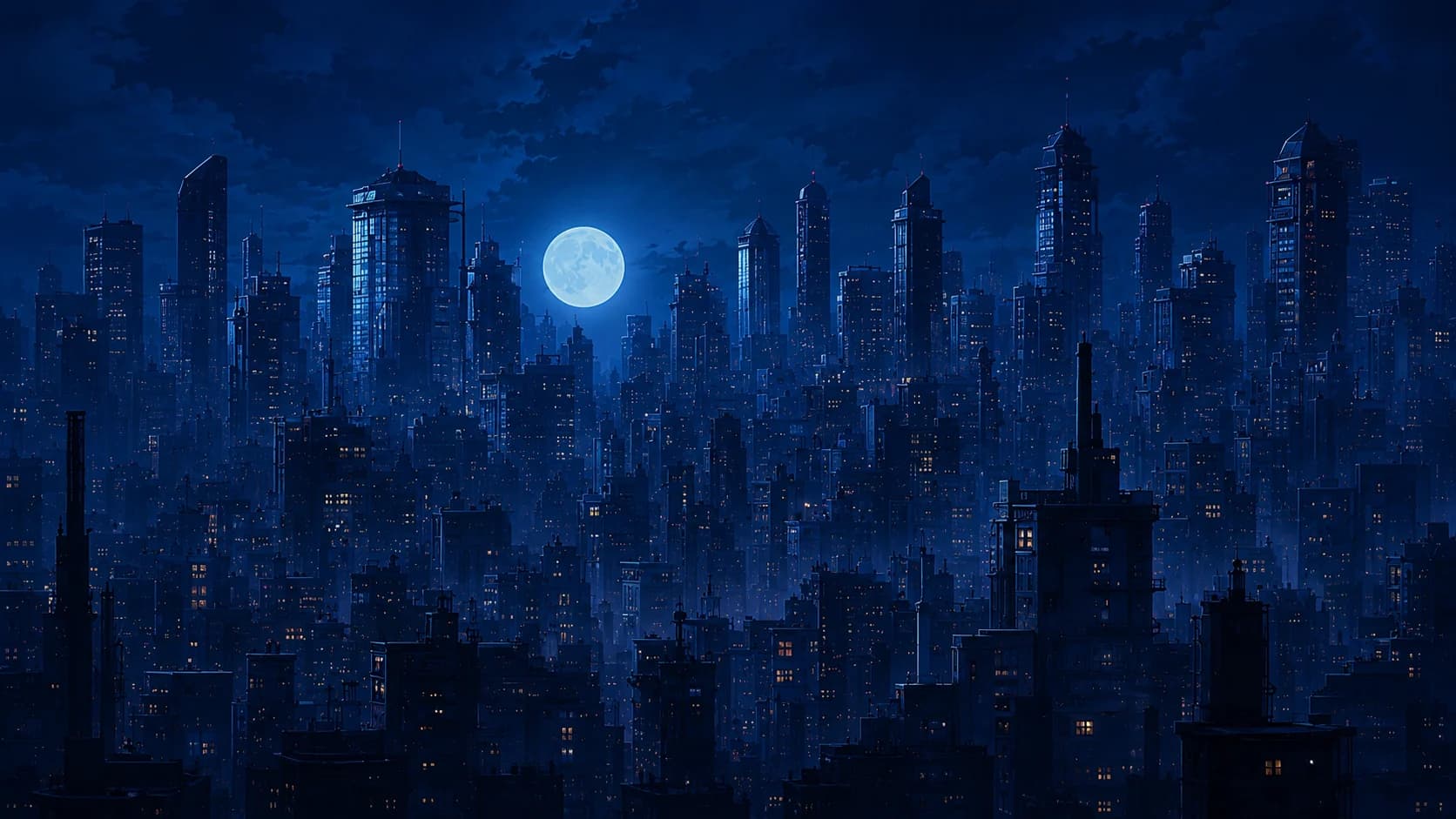 Dark City Background